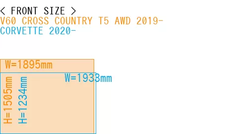 #V60 CROSS COUNTRY T5 AWD 2019- + CORVETTE 2020-